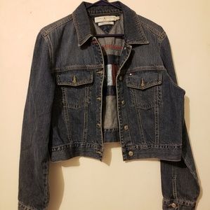 Tommy Hilfiger crop jean jacket